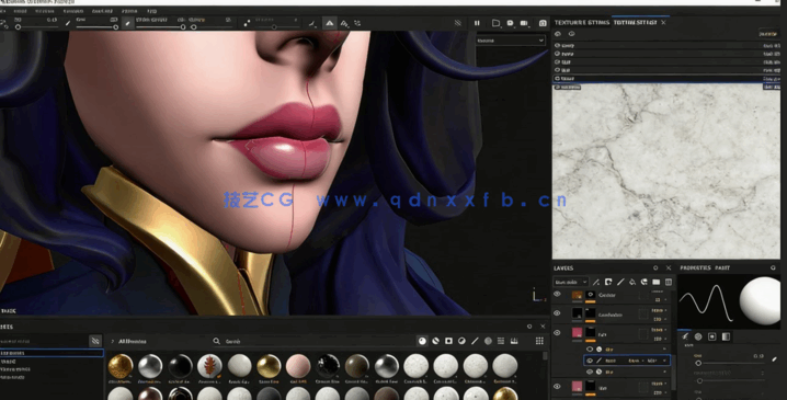 Zbrush高级游戏角色设计完整制作流程视频教程(图3) Zbrush高级游戏角色设计完整制作流程视频教程(图3)