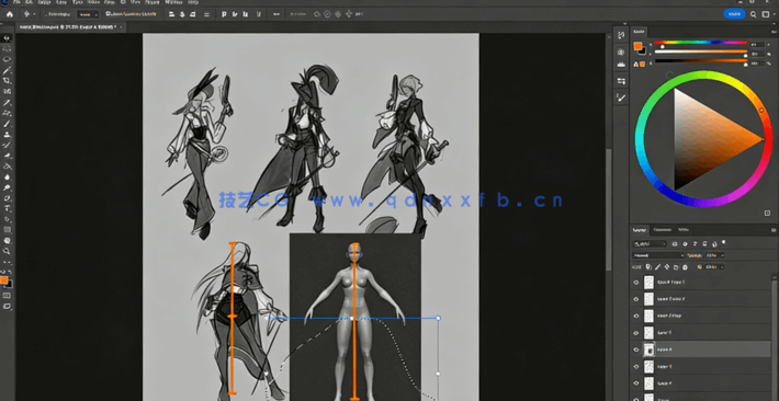 Zbrush高级游戏角色设计完整制作流程视频教程(图4) Zbrush高级游戏角色设计完整制作流程视频教程(图4)