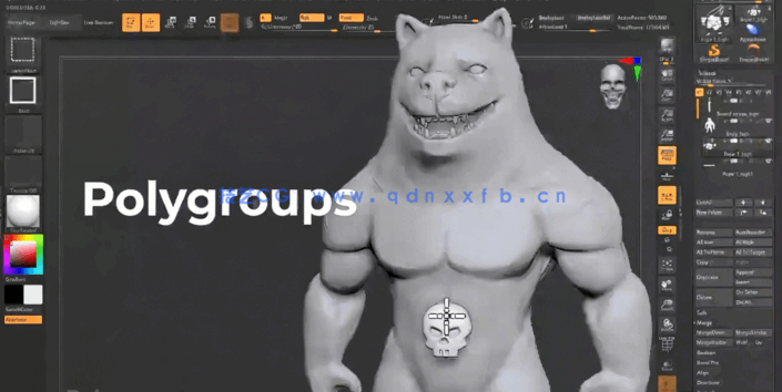 Zbrush快速入门技术训练视频课程 (图4) Zbrush快速入门技术训练视频课程 (图4)