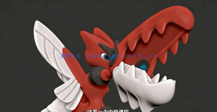 Zbrush个性化角色雕刻创作实例训练视频教程 (图4) Zbrush个性化角色雕刻创作实例训练视频教程 (图4)