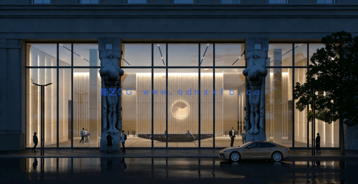 视差贴图商业大堂 wparallax lobby Commercial(图4) 视差贴图商业大堂 wparallax lobby Commercial(图4)