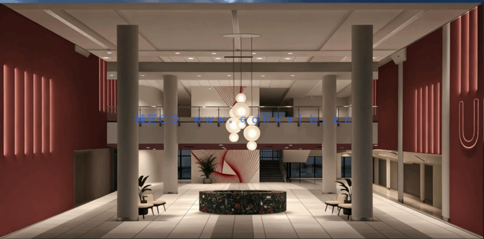 视差贴图商业大堂 wparallax lobby Commercial(图3) 视差贴图商业大堂 wparallax lobby Commercial(图3)