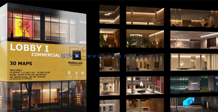 视差贴图商业大堂 wparallax lobby Commercial(图1) 视差贴图商业大堂 wparallax lobby Commercial(图1)