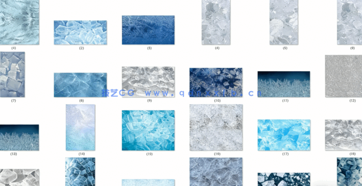 高清纹理肌理贴图（墙面、木板板材、金属、玻璃、水纹、晶体、冰块）200张(图3)