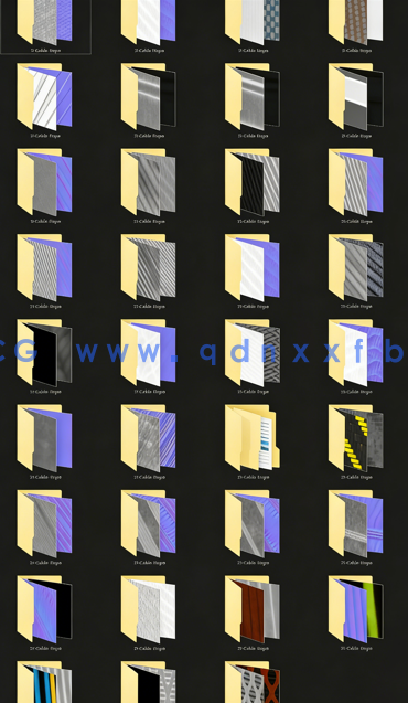 35款绳子索线缆PBR纹理贴图(图2) 35款绳子索线缆PBR纹理贴图(图2)