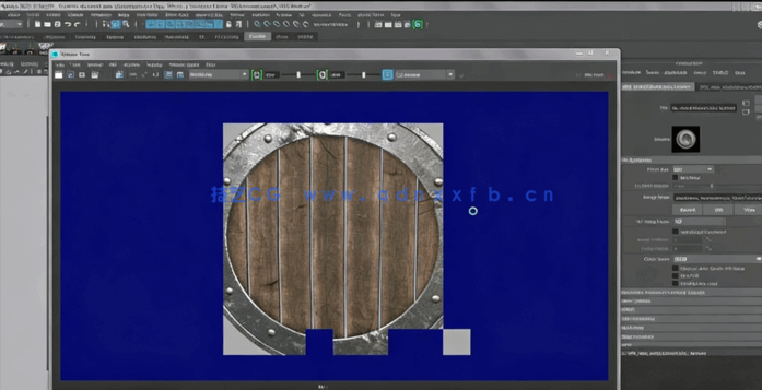 ZBrush与Maya与SP游戏盾牌道具建模和纹理绘制视频教程(图6) ZBrush与Maya与SP游戏盾牌道具建模和纹理绘制视频教程(图6)