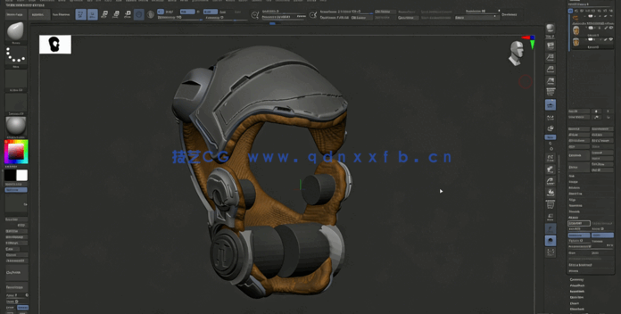 ZBrush概念艺术基础知识技能训练视频教程(图6) ZBrush概念艺术基础知识技能训练视频教程(图6)