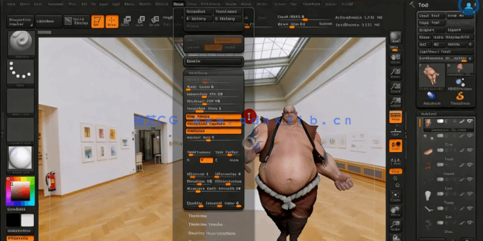 ZBrush 3D数字雕刻终极指南视频教程(图5) ZBrush 3D数字雕刻终极指南视频教程(图5)