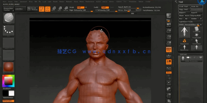ZBrush 3D数字雕刻终极指南视频教程(图4) ZBrush 3D数字雕刻终极指南视频教程(图4)