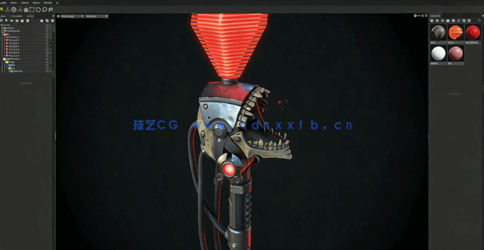 激光剑游戏模型完整制作工作流程大师级视频教程(图6) 激光剑游戏模型完整制作工作流程大师级视频教程(图6)