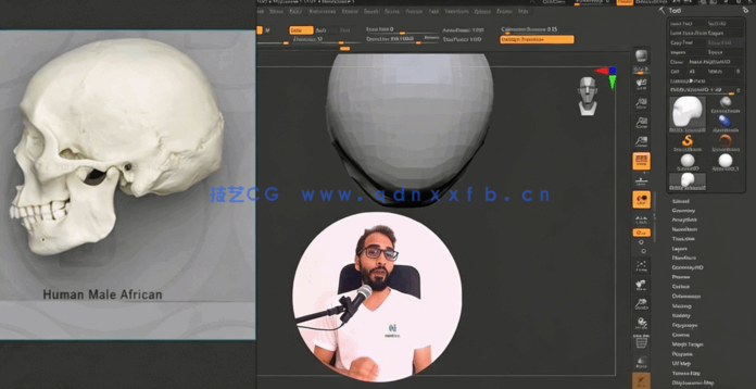 ZBrush游戏角色高精度数字雕刻核心技术视频教程(图6) ZBrush游戏角色高精度数字雕刻核心技术视频教程(图6)