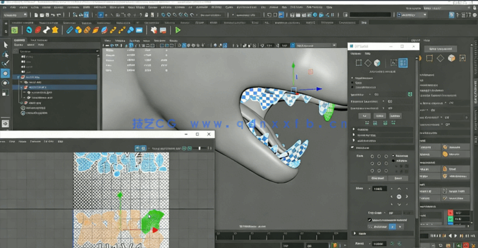 ZBrush逼真动物雕刻解剖学制作流程大师级视频教程(图6) ZBrush逼真动物雕刻解剖学制作流程大师级视频教程(图6)