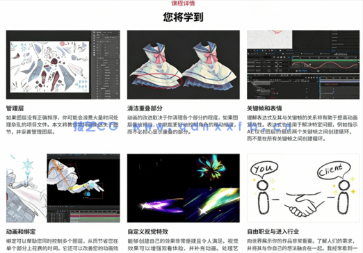 如何使用AE让你的插画动起来插画动画制作视频(图6) 如何使用AE让你的插画动起来插画动画制作视频(图6)