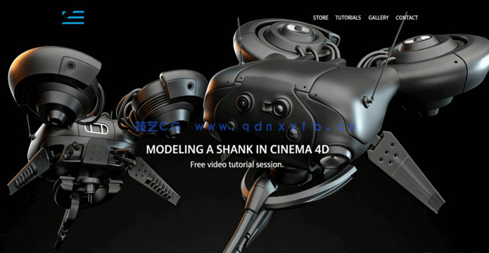 C4D建模教程:命运号飞行器(图2) C4D建模教程:命运号飞行器(图2)