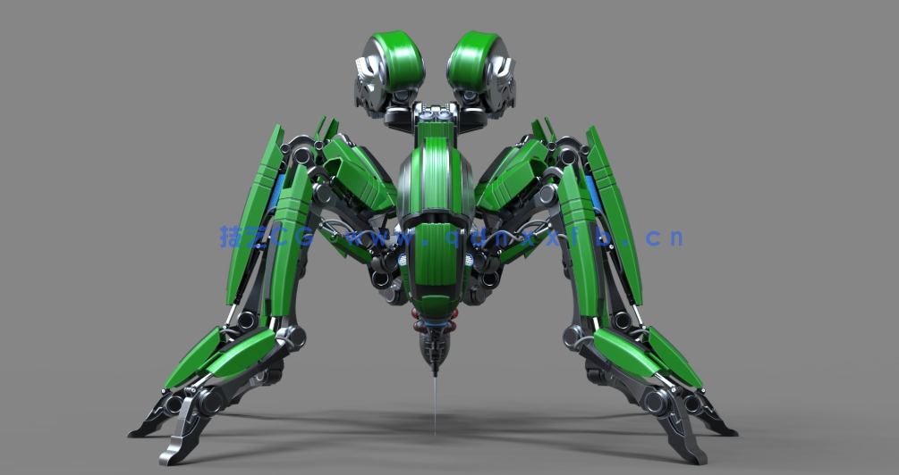C4D高级机械蚊子机器人建模布线xpresso节点绑定骨骼联动动画教程(含工程)(图7) C4D高级机械蚊子机器人建模布线xpresso节点绑定骨骼联动动画教程(含工程)(图7)
