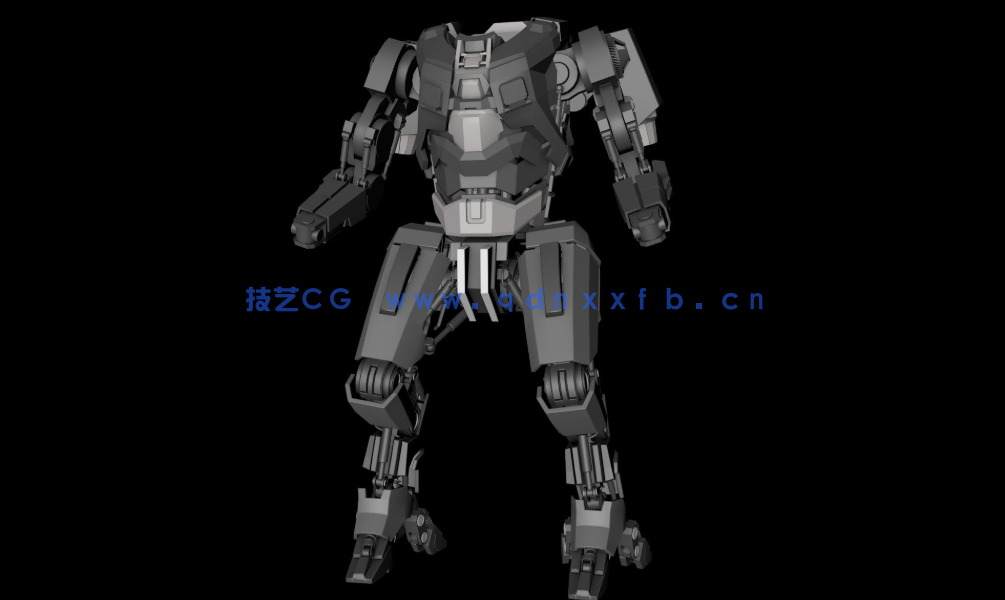C4D机器人建模绑定大型视频教程(图2) C4D机器人建模绑定大型视频教程(图2)