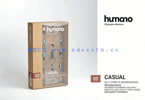 20个三维人物3D模型 Humano 3D people Vol.02 Casual(图5) 20个三维人物3D模型 Humano 3D people Vol.02 Casual(图5)