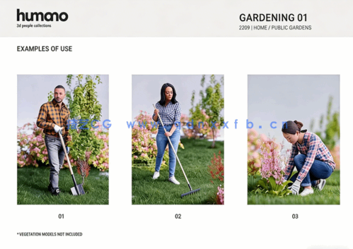 6个姿势3d人物模型Humano 3D- 2209 - Gardening 01(图5) 6个姿势3d人物模型Humano 3D- 2209 - Gardening 01(图5)