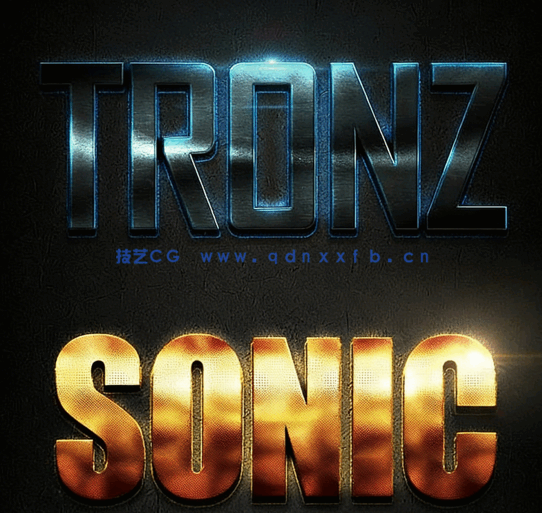 10组专业金属光泽文字艺术特效PSD字模第八季(图1) 10组专业金属光泽文字艺术特效PSD字模第八季(图1)