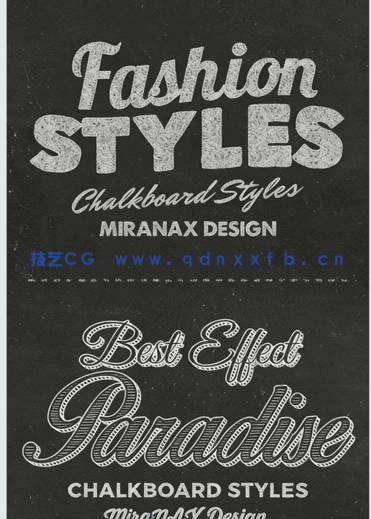 高质量繁体黑板风格字体特效PSD字模合集(图3) 高质量繁体黑板风格字体特效PSD字模合集(图3)