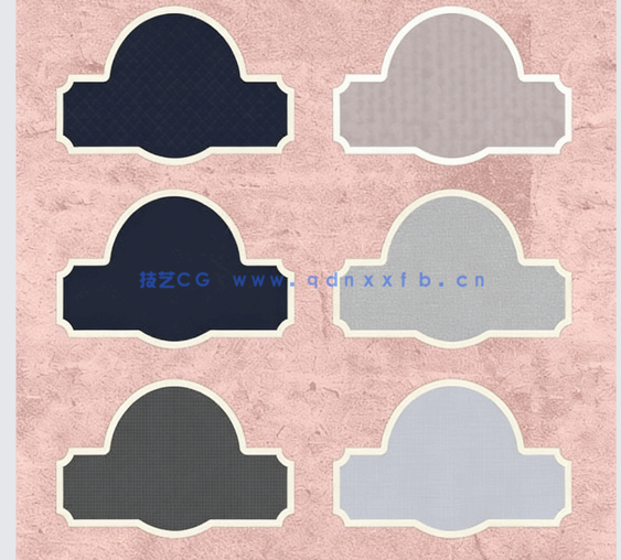 可爱简单不同颜色抠图字体特效PSD字模(图3) 可爱简单不同颜色抠图字体特效PSD字模(图3)