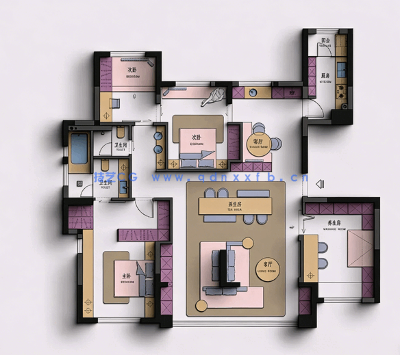 2025最新30套PS高级感彩平配色体系PSD分层源文件(图3) 2025最新30套PS高级感彩平配色体系PSD分层源文件(图3)