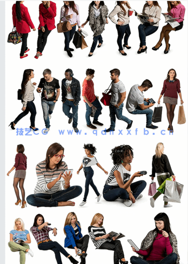 VizPeople Casual v5 后期悠闲人物素材(图2) VizPeople Casual v5 后期悠闲人物素材(图2)
