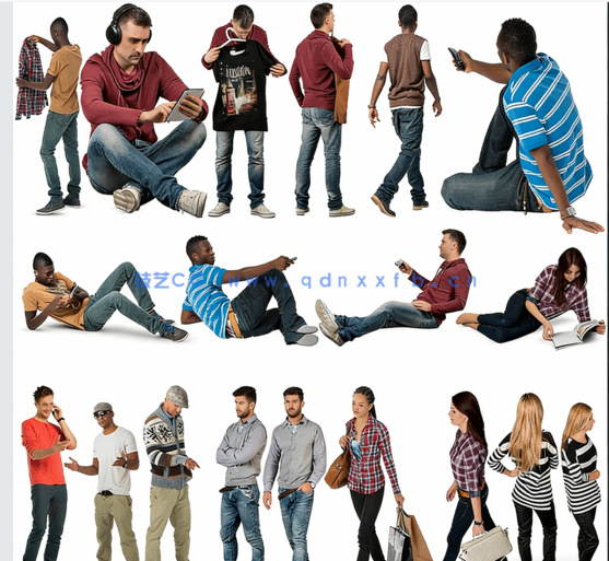 VizPeople Casual v5 后期悠闲人物素材(图3) VizPeople Casual v5 后期悠闲人物素材(图3)
