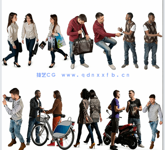 VizPeople Casual v5 后期悠闲人物素材(图4) VizPeople Casual v5 后期悠闲人物素材(图4)