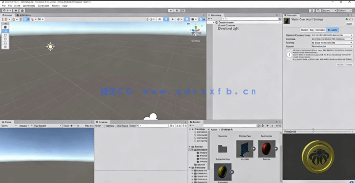 Unity 3D四子棋游戏完整实例制作流程视频教程(图2) Unity 3D四子棋游戏完整实例制作流程视频教程(图2)