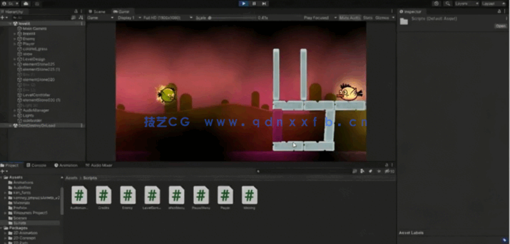 Unity中4款热门游戏完整实例制作流程视频教程(图1) Unity中4款热门游戏完整实例制作流程视频教程(图1)
