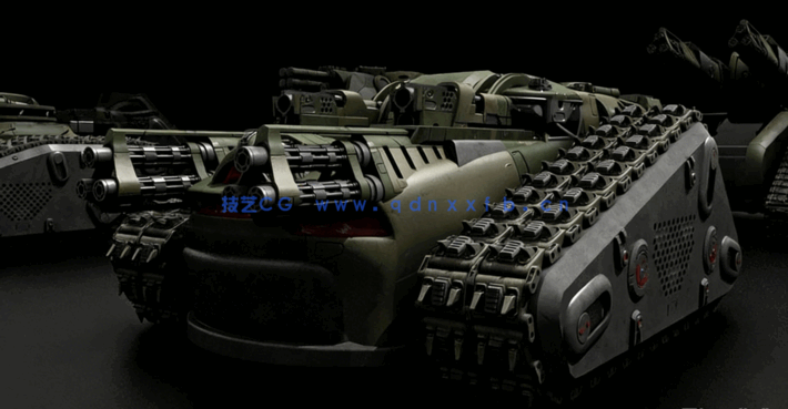 C4D十套高精度坦克战车军用模型优秀资源合集 (图1) C4D十套高精度坦克战车军用模型优秀资源合集 (图1)