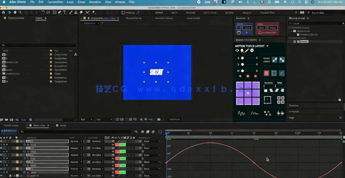 After Effects时尚动感字体动画实例制作视频教程(图3) After Effects时尚动感字体动画实例制作视频教程(图3)