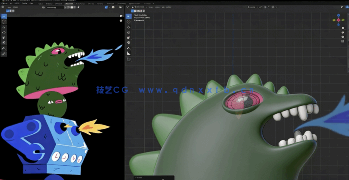 AE C4D Blender卡通MG动画创意设计大师级训练视频教程(图4) AE C4D Blender卡通MG动画创意设计大师级训练视频教程(图4)