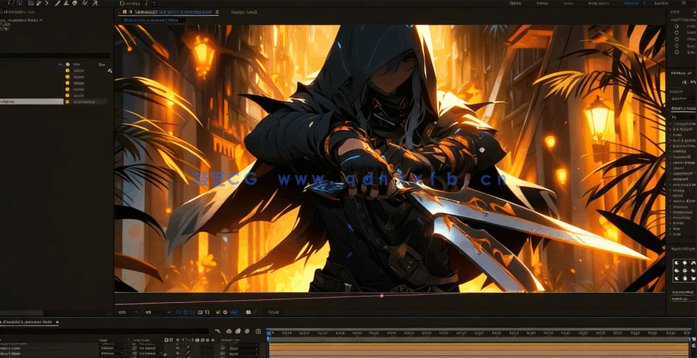 AE PS与Midjourney二维角色动画制作视频教程(图6) AE PS与Midjourney二维角色动画制作视频教程(图6)