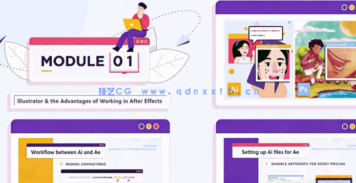 利用Illustrator图形设计技能成为一名AE动画师视(图3) 利用Illustrator图形设计技能成为一名AE动画师视(图3)