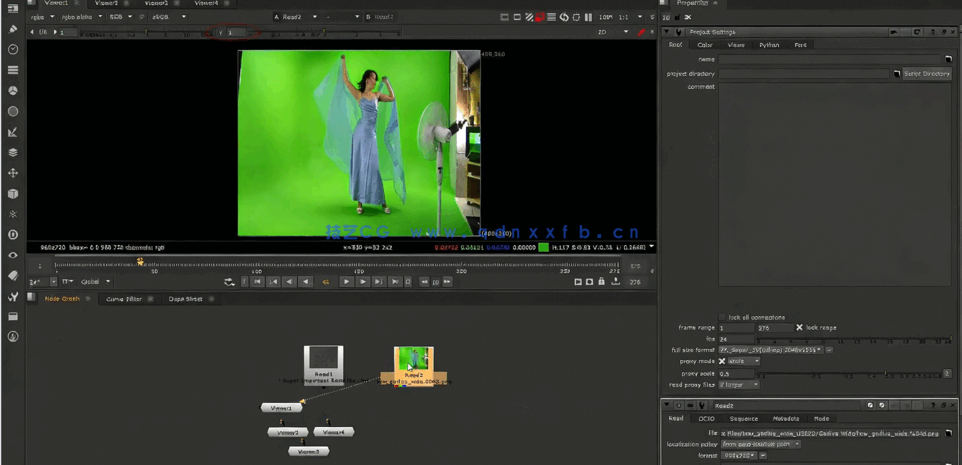 Nuke真人后期合成VFX视觉特效视频教程(图1) Nuke真人后期合成VFX视觉特效视频教程(图1)