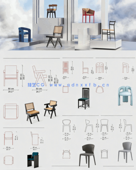 国外家居品牌CASSINA家具CAD图块+PSD分层素材+3D模型(图4) 国外家居品牌CASSINA家具CAD图块+PSD分层素材+3D模型(图4)