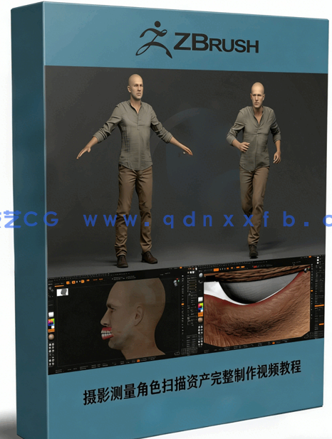 摄影测量角色扫描资产完整制作工作流程视频教程(图1) 摄影测量角色扫描资产完整制作工作流程视频教程(图1)