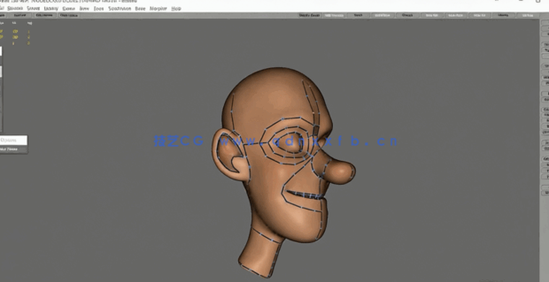 Zbrush角色头像雕刻与重新拓扑技术训练视频教程(图5) Zbrush角色头像雕刻与重新拓扑技术训练视频教程(图5)