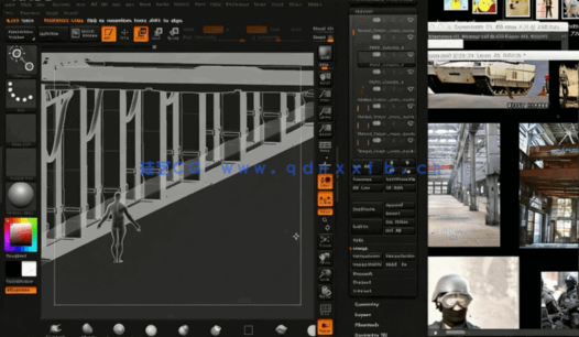 ZBrush概念环境场景渲染技术训练视频教程(图3) ZBrush概念环境场景渲染技术训练视频教程(图3)