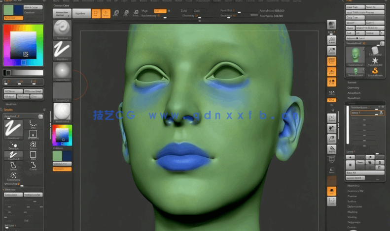 ThinkTank出品CG艺术资产全面核心制作视频教程 (图2) ThinkTank出品CG艺术资产全面核心制作视频教程 (图2)