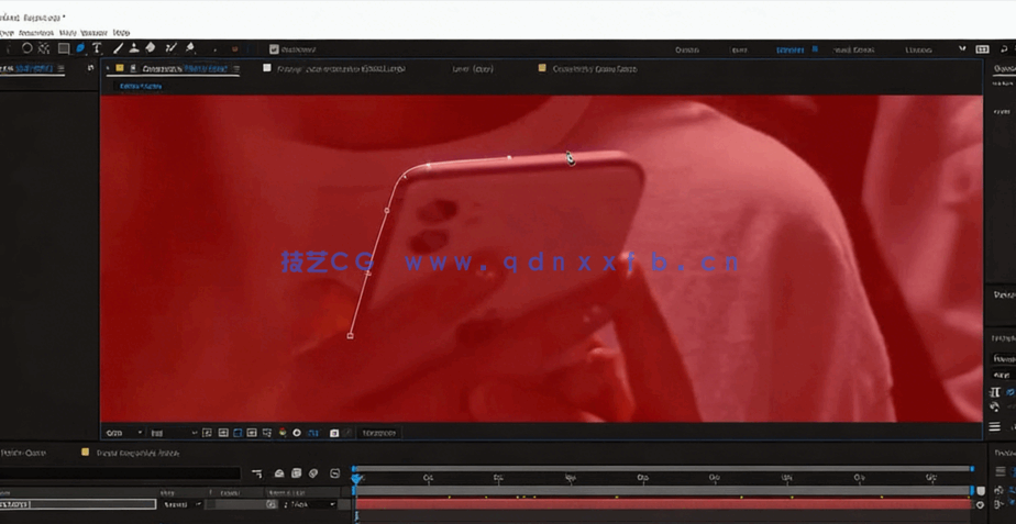 After Effects手机全息图特效实例制作视频教程(图4) After Effects手机全息图特效实例制作视频教程(图4)