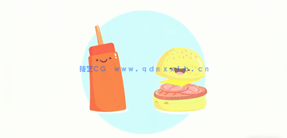 AE创建卡通弹跳循环动画工作流程视频教程(图4) AE创建卡通弹跳循环动画工作流程视频教程(图4)