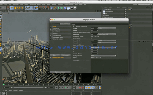 C4D+PS快速创建大型城市教程(图2) C4D+PS快速创建大型城市教程(图2)