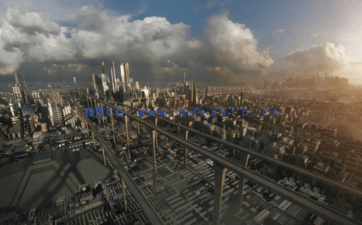 C4D+PS快速创建大型城市教程(图6) C4D+PS快速创建大型城市教程(图6)