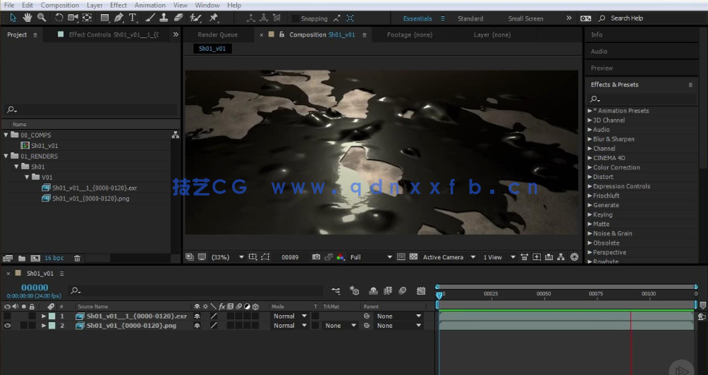 C4D+AE高级模拟油漆起泡风干掉皮布料撕裂教程 (图7) C4D+AE高级模拟油漆起泡风干掉皮布料撕裂教程 (图6)