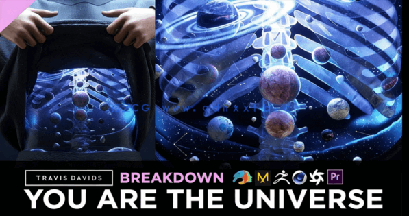 C4D+Octane渲染器创造人体宇宙科幻特效合成教程(图1) C4D+Octane渲染器创造人体宇宙科幻特效合成教程(图1)