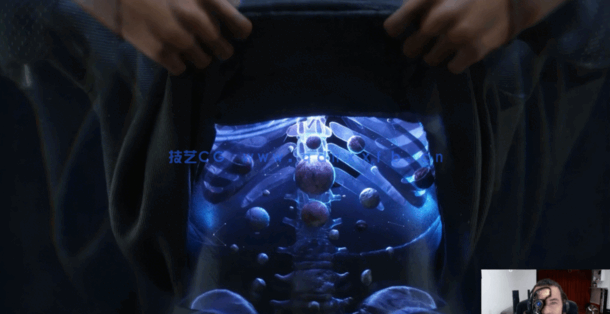 C4D+Octane渲染器创造人体宇宙科幻特效合成教程(图2) C4D+Octane渲染器创造人体宇宙科幻特效合成教程(图2)