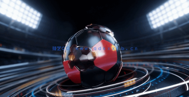 C4D+AE制作华丽足球开场体育电视节目栏目包装教程(图1) C4D+AE制作华丽足球开场体育电视节目栏目包装教程(图1)